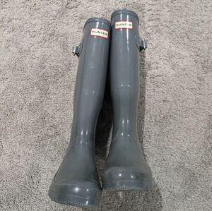 Hunter Original Rain Boots Grey Women's Size 6